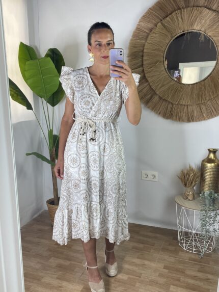 Vestido bordado Romántico