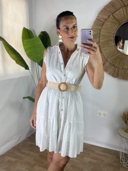 Vestido broderie.